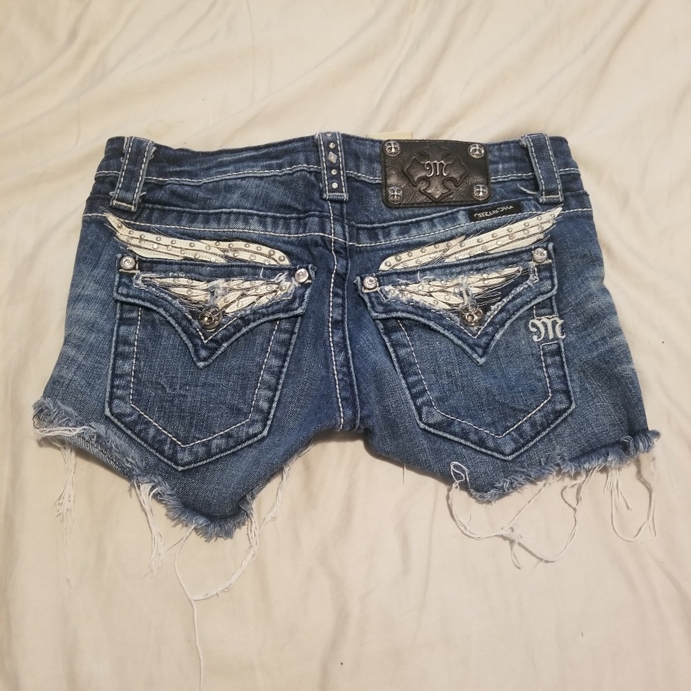 MISS ME DENIM SHORTS